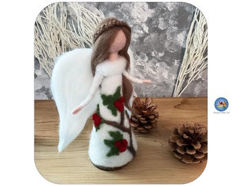 Large Robin - Fairy Fae Handmade Needle Felt Decoration Large Robin - Fairy Fae Handmade Needle Felt Decoration