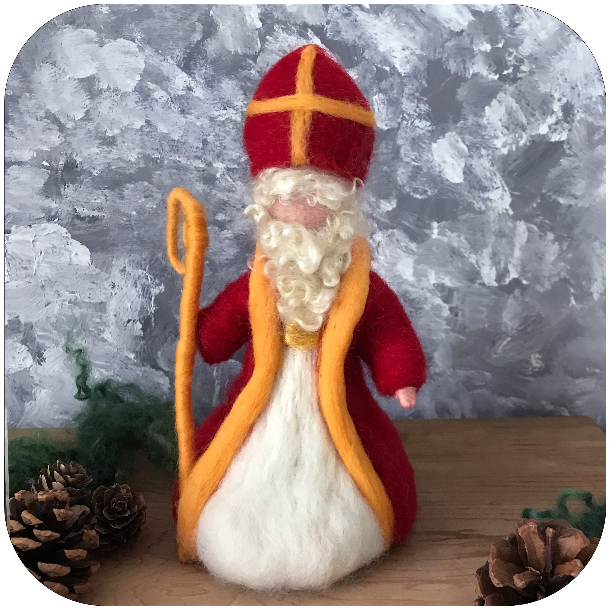 Waldorf Sinterklaas, Saint Nicholas, Christmas Stand Alone