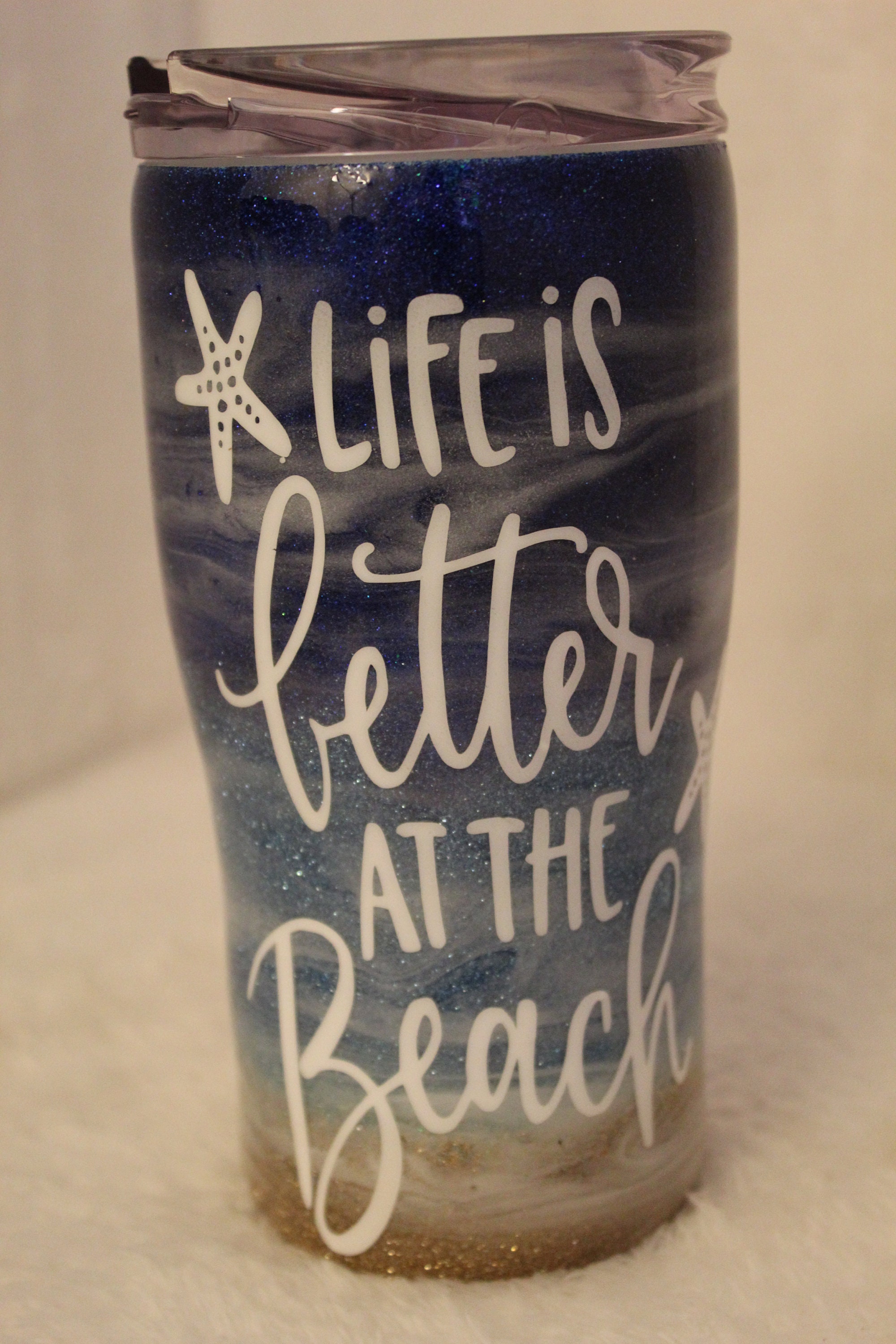 Doradreamdeko 12oz Life Is Better At The Beach, Beach Tumbler Gifts For  Women Or Men, 1 Pack, Pink And Blue : Target
