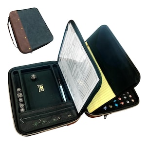 Estuche CavernHold™ para campaña de rol y archivo de Dungeons & Dragons 5e / Organizador de DnD para dados y miniaturas