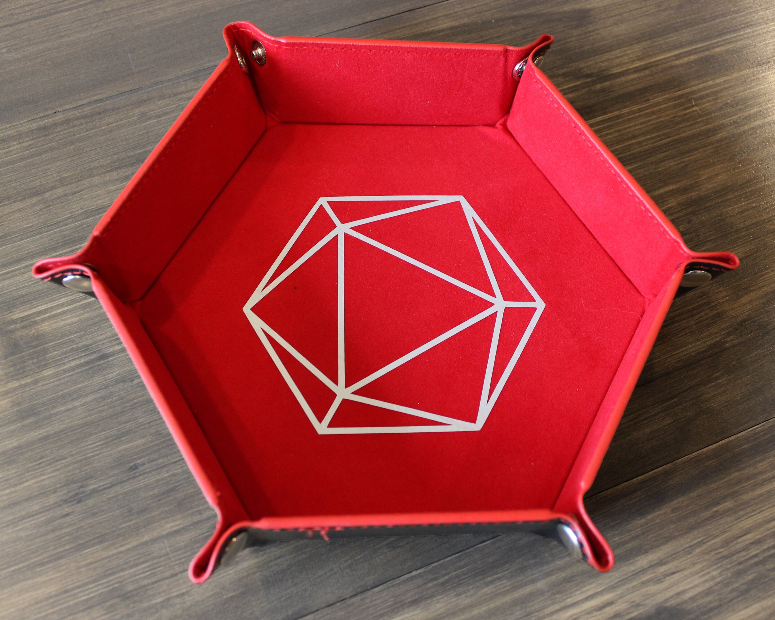 Leather Dice Tray Velvet Foldable Hexagon Tray for RPG Dice Etsy