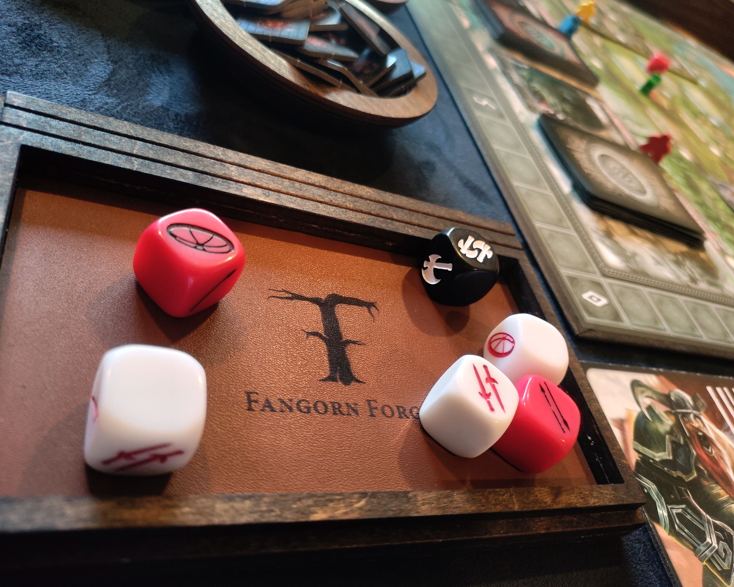 Game Trays for Dice Pieces and Cards Dice Rolling Tray - Etsy