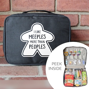 Brettspiel Reisetasche für Würfel und Spielsteine | Store and Travel with 5+ Games | Aufbewahrungslösung für Reisen mit Spielen