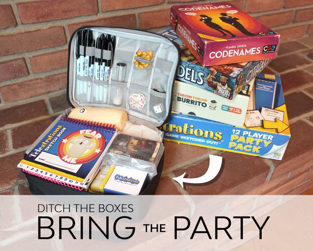 Party Game Travel Bag Board Game Geek Gift Etsy