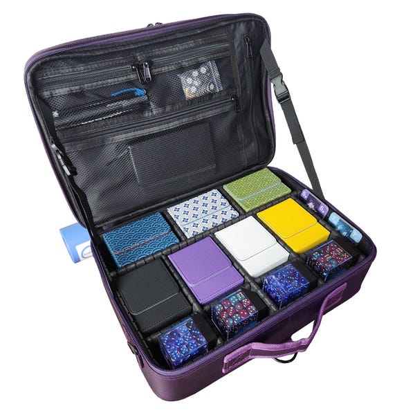 Modular TCG Travel Case | CavernHold Armory: Card Game Bag for Deck Boxes, Playmats & Accessories