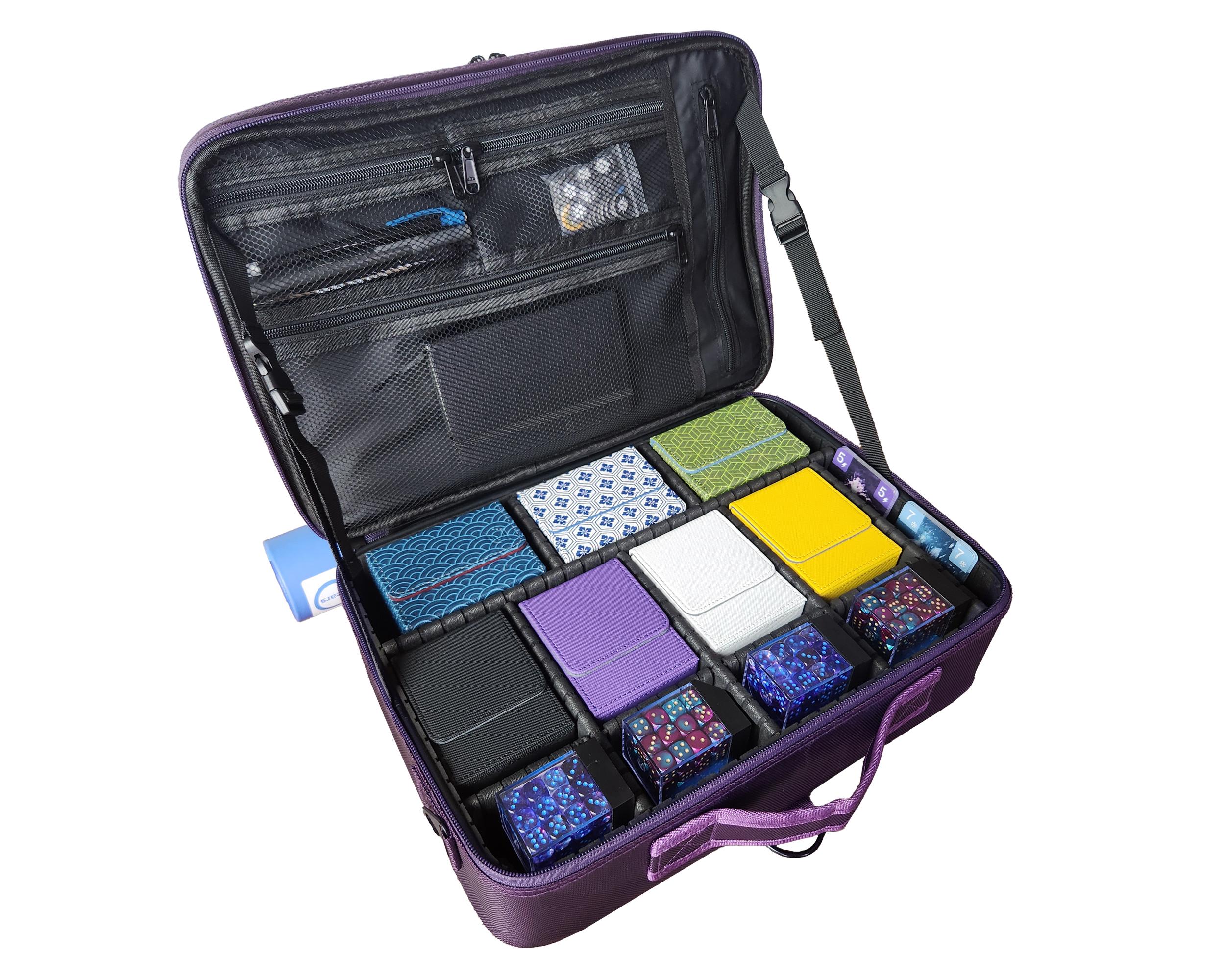 Modular TCG Travel Case | CavernHold Armory: Card Game Bag for Deck Boxes, Playmats & Accessories