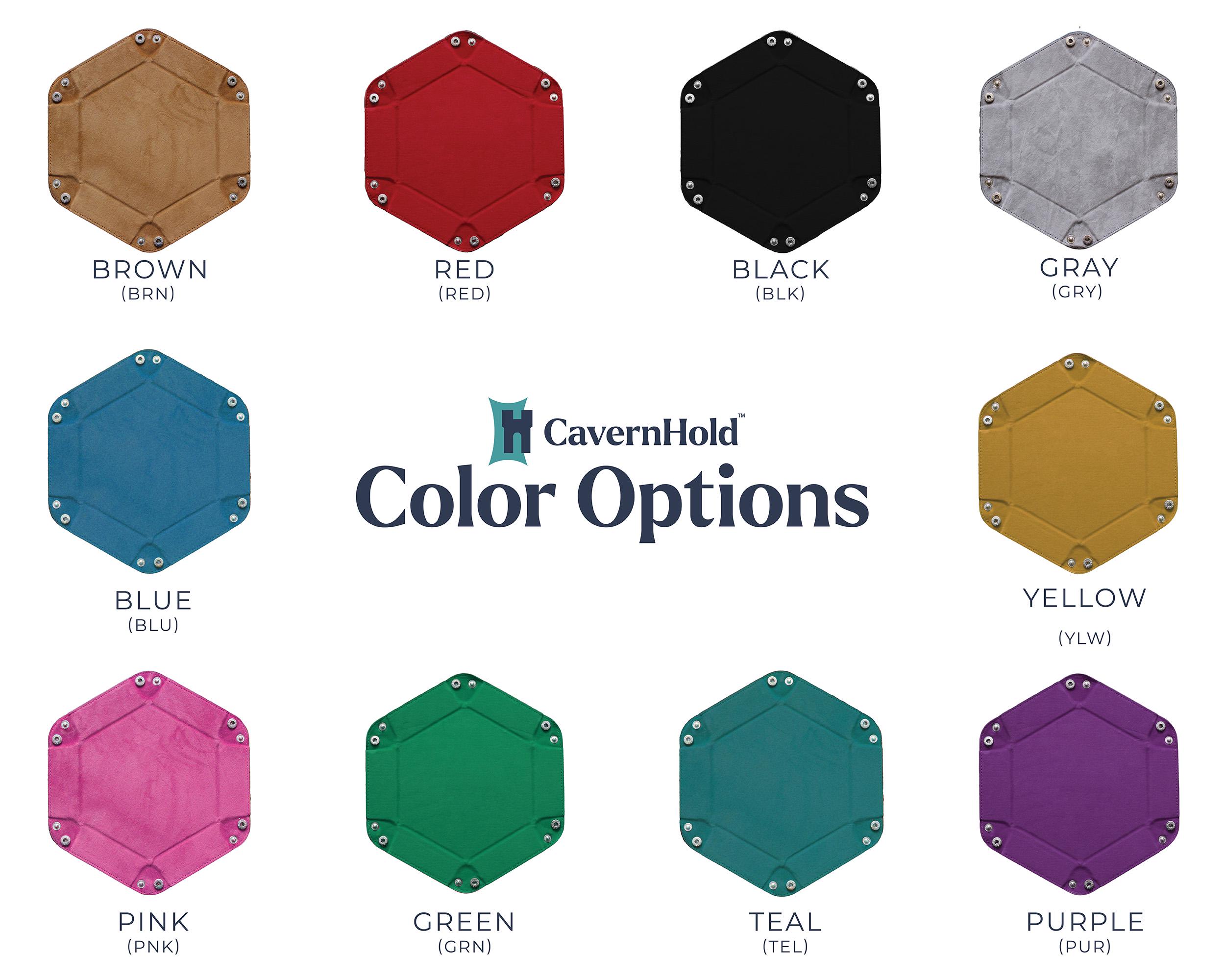 Plateau Pliable Velours Plateau à Dés Hexagonale En PU Velours - Boîte De Rangement Pliable Pour Jeux RPG Et DND Plateau Dés Hexagonale