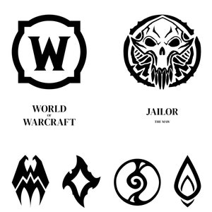 World of Warcraft Covenant Bundle - Svg Png Eps Pdf & Tga formats Instant Download