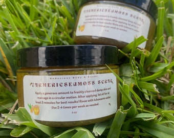 Kurkuma Sea Moss Honig aufhellendes Peeling, 4 oz