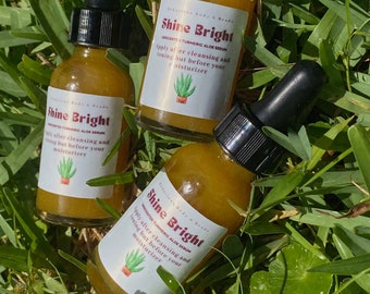 Shine Bright Serum - Siero di aloe alla curcuma