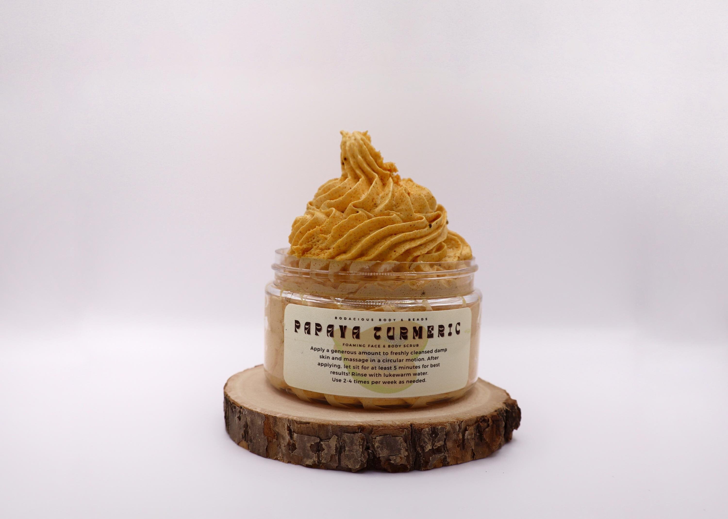 Papaya Turmeric Foaming Scrub