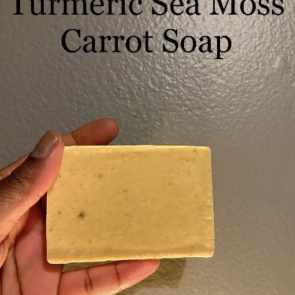 Turmeric seamoss carrot bar