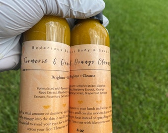 Turmeric and Orange Brightening Cleanser- 4oz