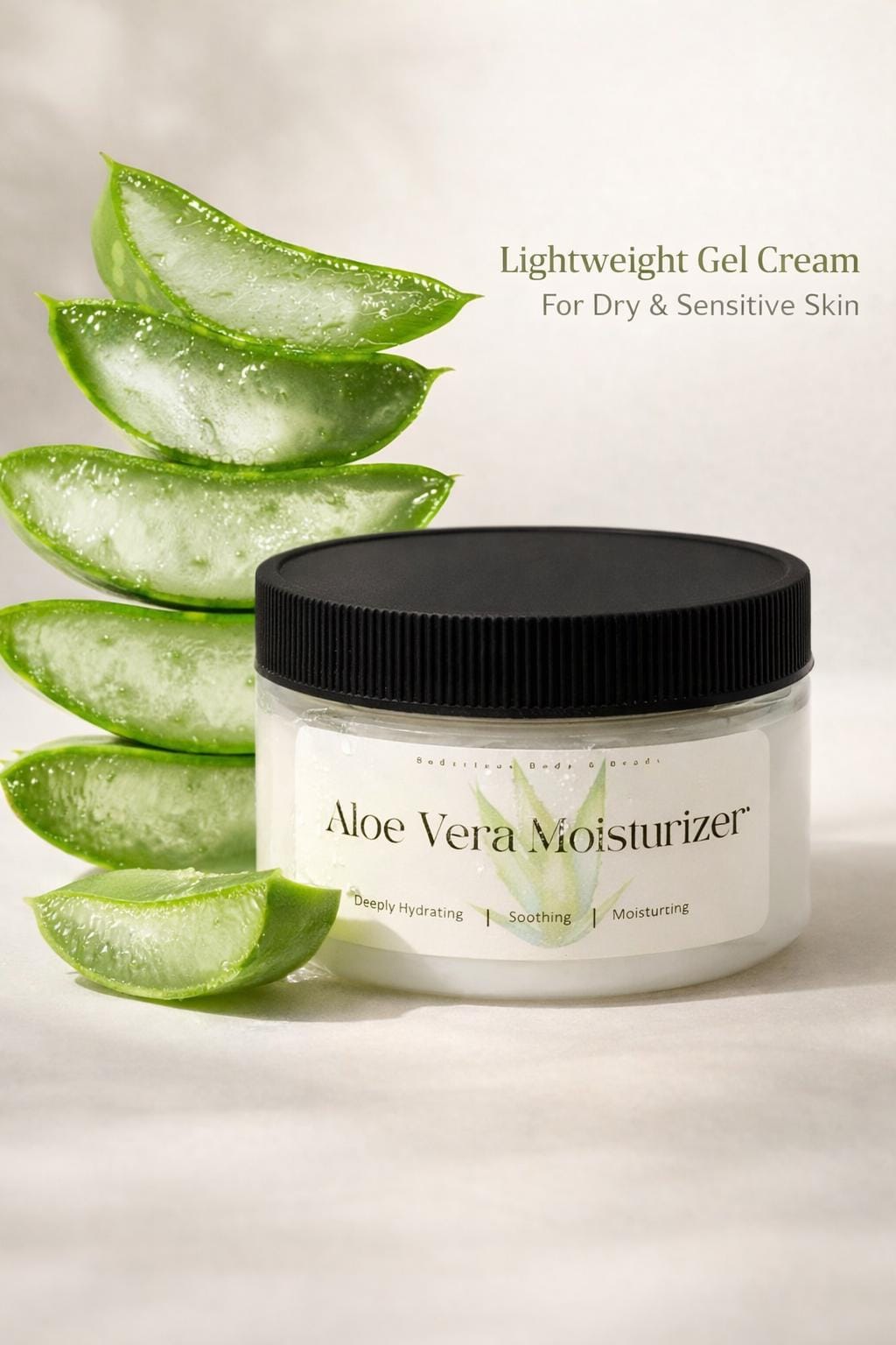 Aloe Vera Gel Cream Face Moisturizer | Lightweight Hydrating Soothing  Skincare - Etsy