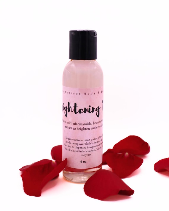 Niacinamide Brightening Toner: Alcohol-Free, Organic, 4 oz