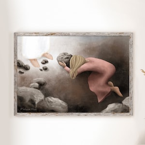 At His Feet fine art print