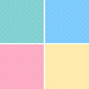Polka Dots Pastel Colors Digital Paper Dotted Printable Digital ...