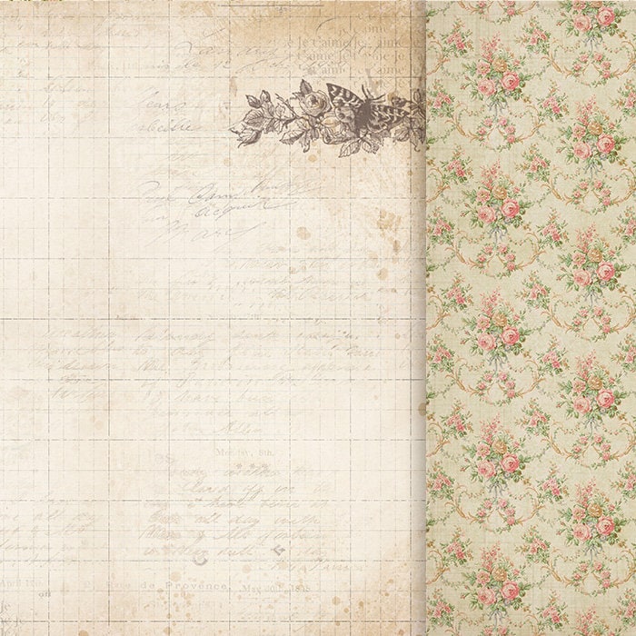 Vintage Floral Digital Paper Pack Instant Download Digital Scrapbooking ...
