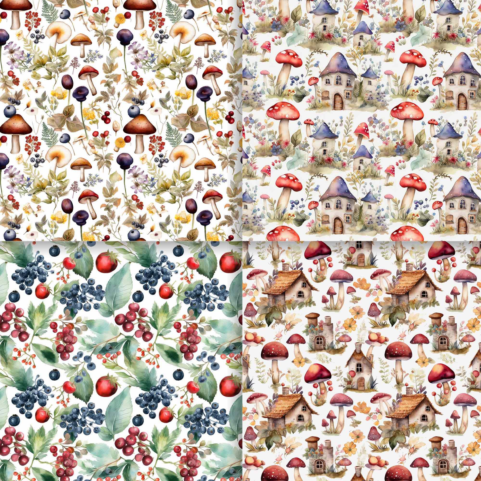 Fairyland Digital Paper Pack - Fairy Pattern - Digital Scrapbooking ...