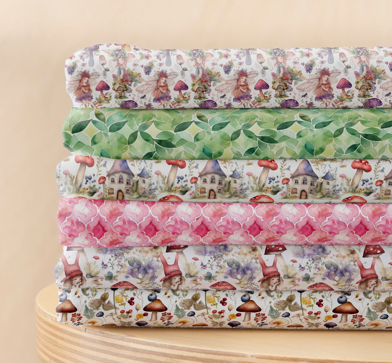 Fairyland Digital Paper Pack - Fairy Pattern - Digital Scrapbooking ...