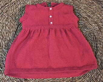 Robe Bebe Tricot Etsy