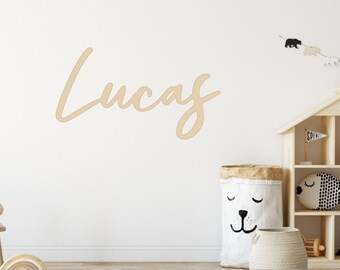 Wooden name baby room | children's room decorative letters wood names plywood personalized