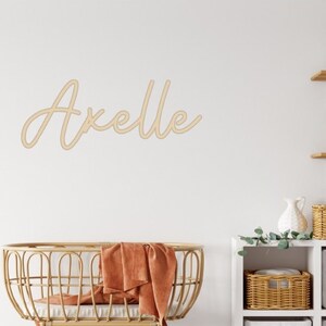 Habitación de bebé con nombre de madera | habitación infantil letras decorativas nombres de madera madera contrachapada personalizada