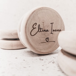 Set of personalized yo-yos as a giveaway, thank you, gift or promotional gift