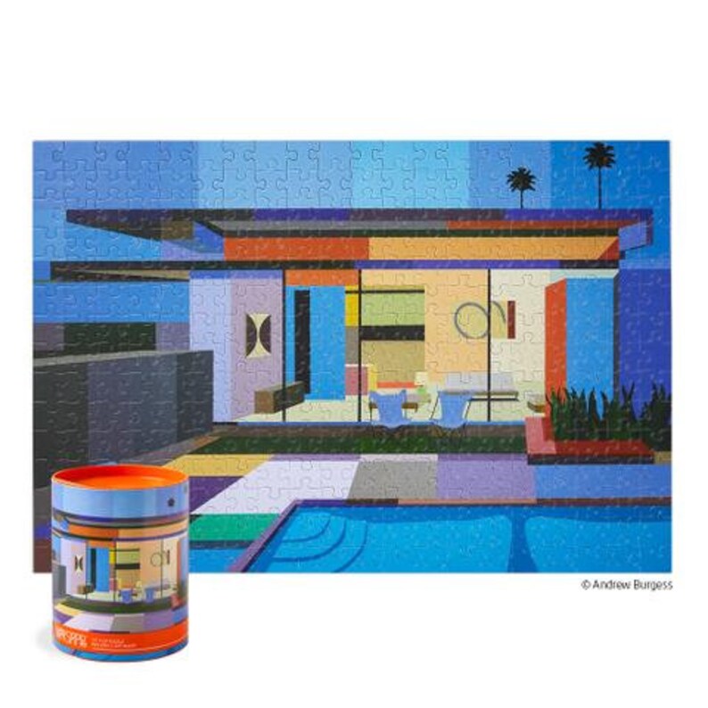 Palm Springs Mid-Century Architecture 250 Piece Jigsaw Puzzle WerkShoppe afbeelding 1