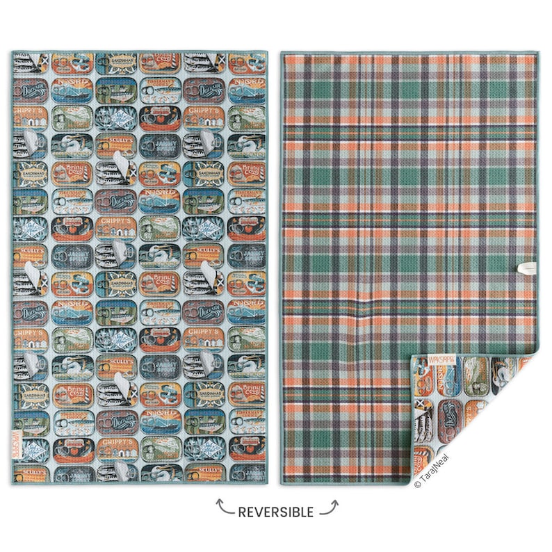 Sardines Microfiber Towel image 1