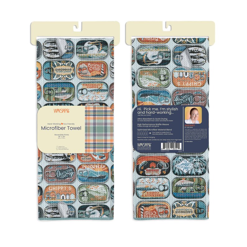 Sardines Microfiber Towel image 6