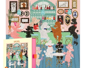 Poodle Martini Lounge 1000 Piece Puzzle