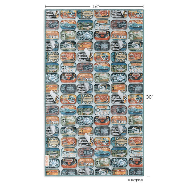 Sardines Microfiber Towel image 7