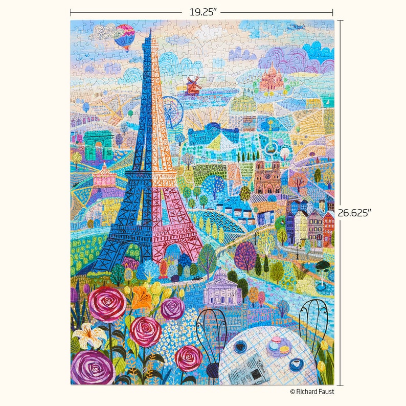 Buffalo Games Cities in Color A Stroll In Paris 750 Pieces Jigsaw Puzzle