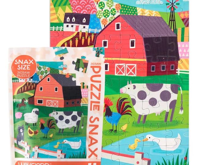 Farm Friends 48 Piece Puzzle Snax Kids Birthday Gift