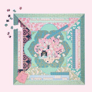 Let's Play Mahjong 1000 Piece Jigsaw Puzzle Gift for Her image 2