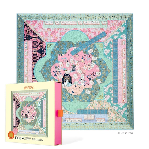 Let's Play Mahjong 1000 Piece Jigsaw Puzzle Gift for Her