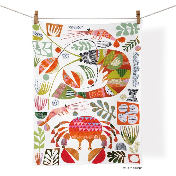 Crab Shack | Cotton Tea Towel | Kitchen Decor