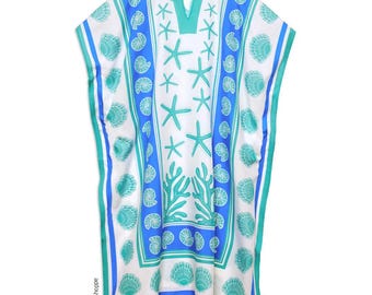 Sea La Vie CaftanPool Coverup Beach Vacation Dress