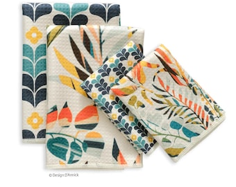Colorful Leaves All Purpose Towel Set