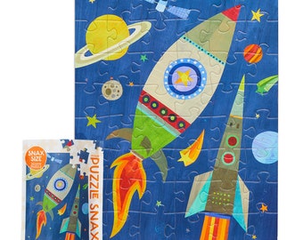 Outer Space Rocket Ship 48 Piece Puzzle Gift for Kids Birthday