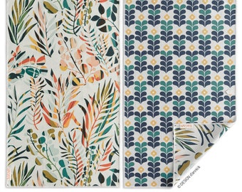Colorful Leaves Microfiber Towel