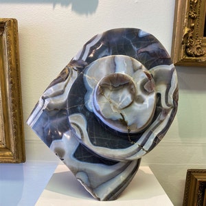 SENTIMIENTOS DE AMOR de Tafadzwa TANDI. Escultura de piedra Shona, arte africano, ágata, tallada a mano, abstracta, para el hogar, jardín, regalo, estatua única.