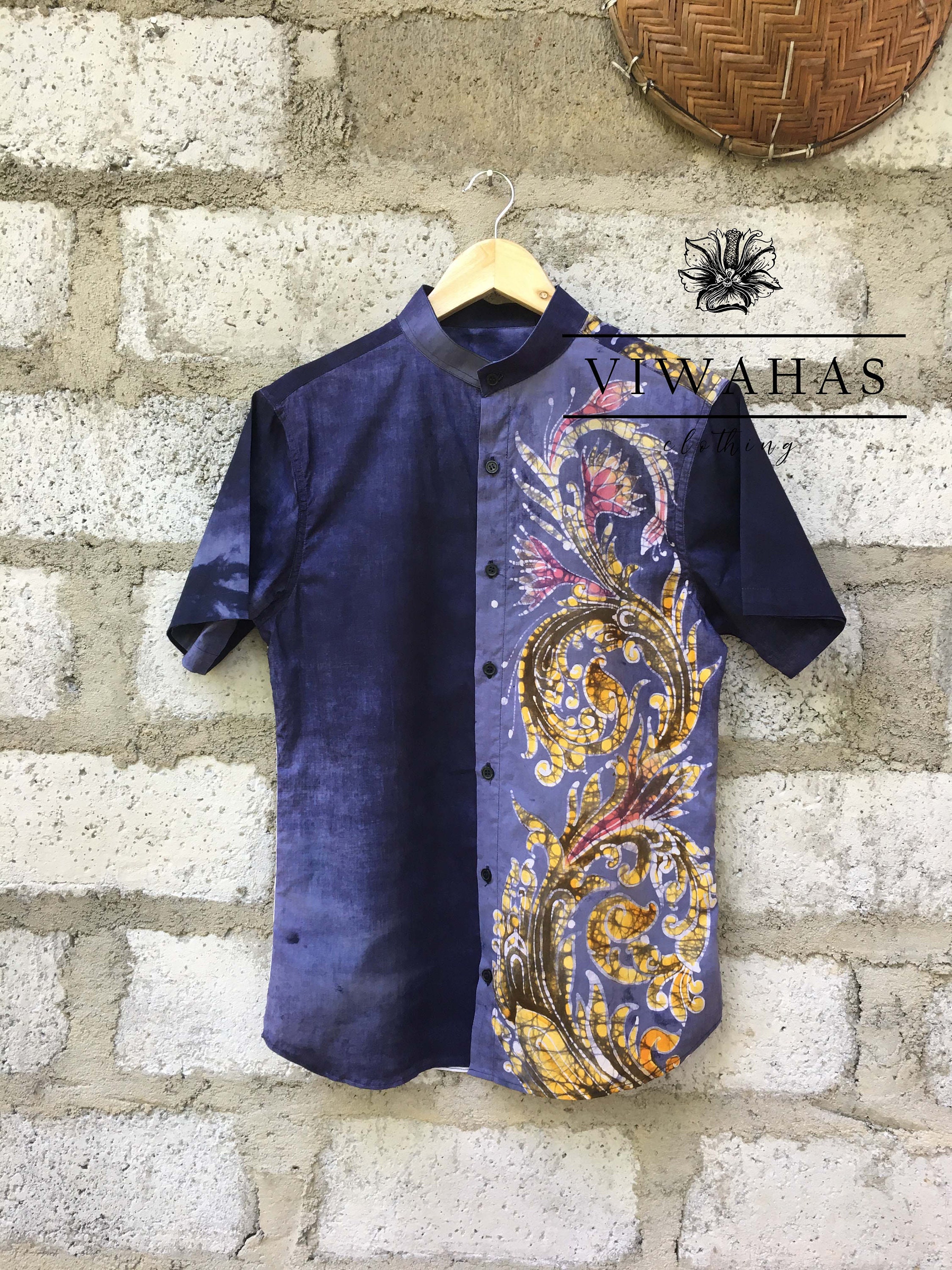 Batik Sri Lanka handmade shirtshand Etsy