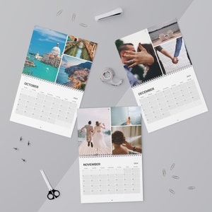 Custom Photo Calendar 2024, Personalized Calendar, 12 Month Calendar, Monthly Wall Calendar image 6