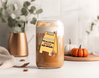 Anxious Girly Can-shaped glass