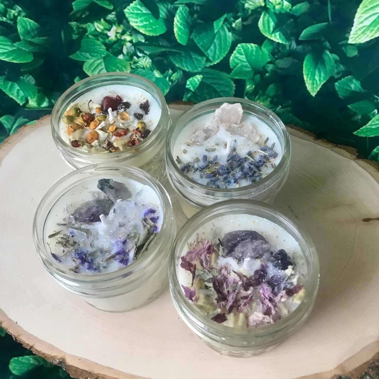 Healing Crystal Candles - Etsy