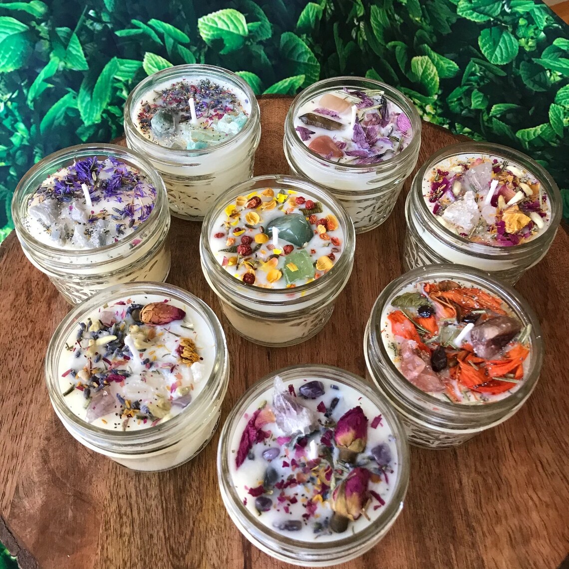 Healing Crystal Candles - Etsy
