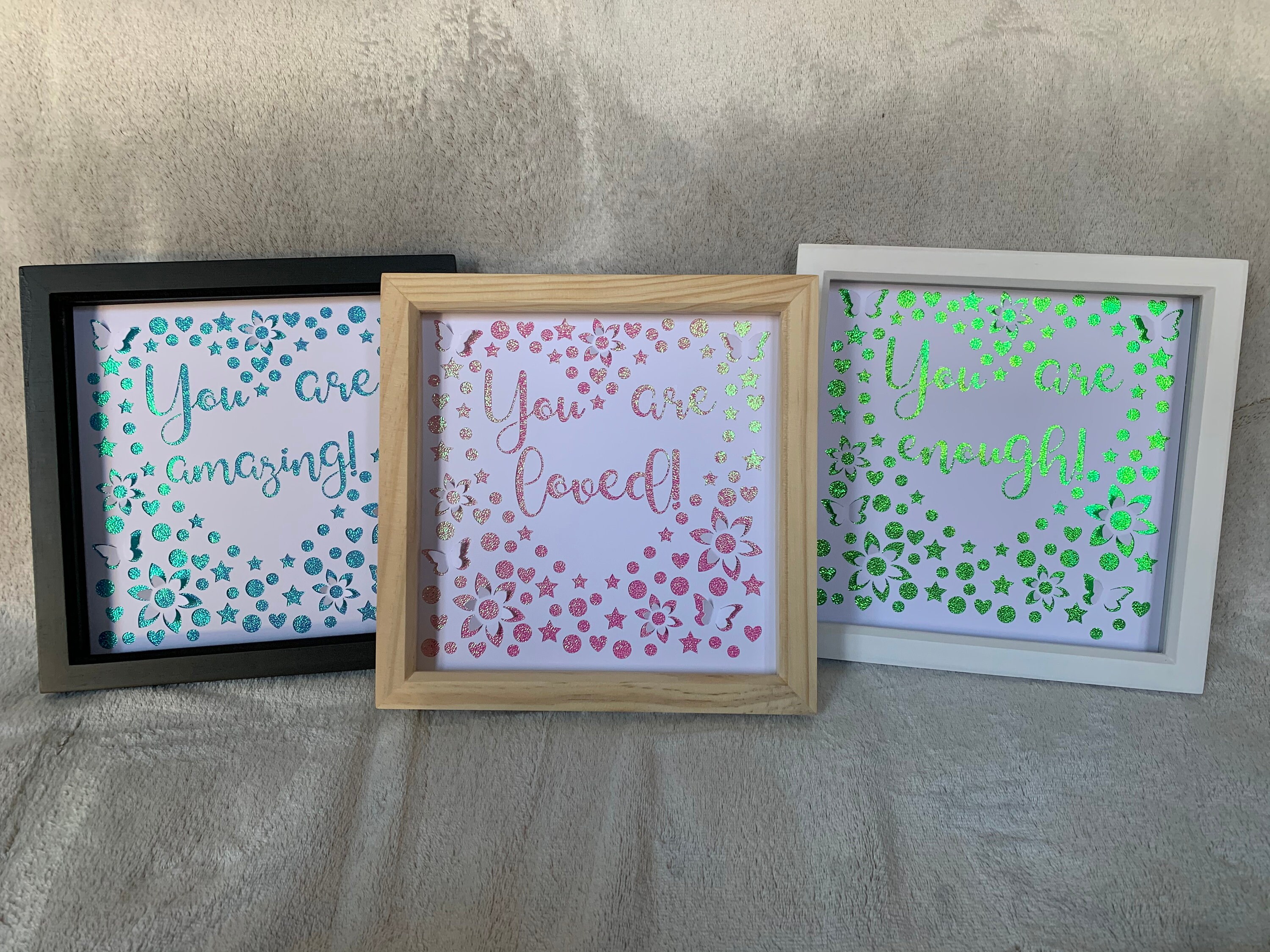 Positive affirmation frames you are amazing frame you are Etsy