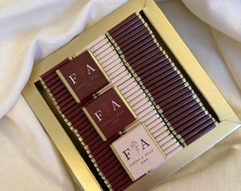 チョコレートギフト50選、ゲストへのウェディングギフト、婚約チョコレート、ウェディングギフト、カスタマイズチョコレート、ウェディングチョコレート